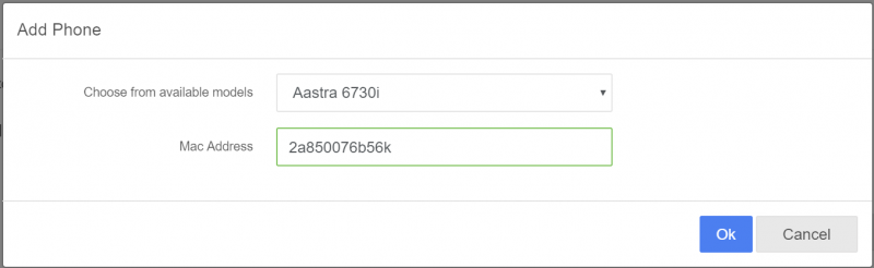 Add Aastra IP Phone into PortSIP PBX