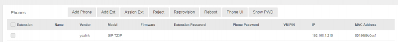 Auto provisioning yealink IP Phone into PortSIP PBX